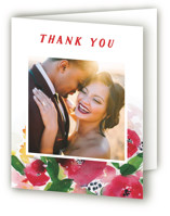 Folded Wedding Thank You Cards