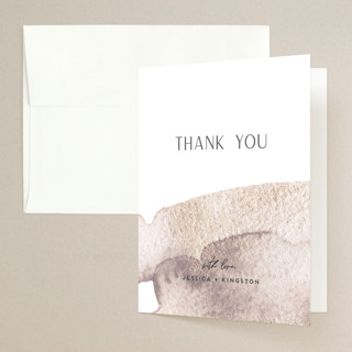 requiem Folded Wedding Thank You Cards