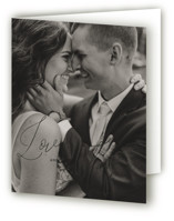 Bare Folded Wedding Thank You Cards