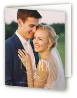 Folded Wedding Thank You Cards