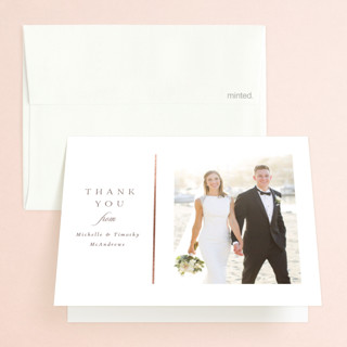 Better Half Foil-Pressed Folded Wedding Thank You Cards