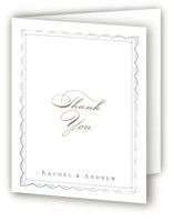 Aurelia Foil-Pressed Folded Wedding Thank You Cards