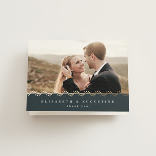 For Eternity Foil-Pressed Folded Wedding Thank You Cards