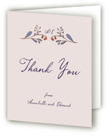 Together in Bloom Foil-Pressed Folded Wedding Thank You Cards
