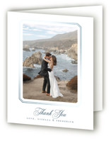 othellolagkage Foil-Pressed Folded Wedding Thank You Cards