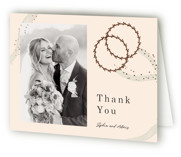 Stefana Foil-Pressed Folded Wedding Thank You Cards
