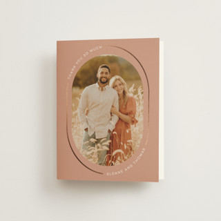 Unity Foil-Pressed Folded Wedding Thank You Cards