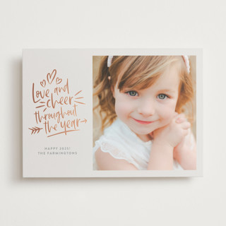 Love and Cheer Foil-Pressed Valentine's Day Cards