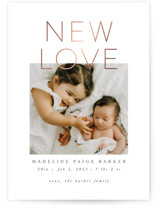 New Love Foil-Pressed Valentine's Day Cards