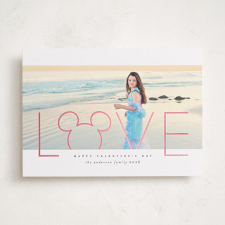 Disney Mickey Love Foil-Pressed Valentine's Day Cards