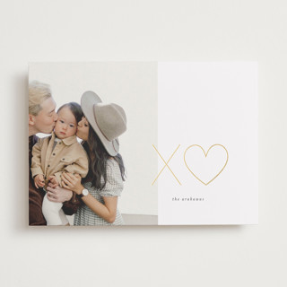 Minimal XO Foil-Pressed Valentine's Day Cards