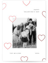 lovely contours Foil-Pressed Valentine's Day Cards