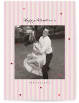 Sweet and Preppy Foil-Pressed Valentine's Day Cards