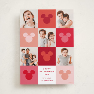 Vibrant Disney Mickey Valentine's Day Cards