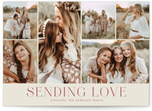 Holiday Photo Grid Valentine's Day Cards