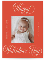 Pretty script Valentine's Day Cards