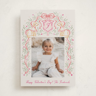 Valentine Crest Valentine's Day Cards