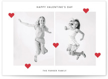 air hearts Valentine's Day Cards