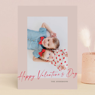 handwritten script Valentine's Day Cards