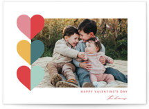 hearts trio Valentine's Day Cards