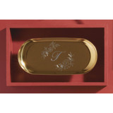 Engraved Jewelry Dish Flower Vanity Trays and Dishes