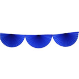 Large Tissue Bunting Garland - Dark Blue Banners and Garlands