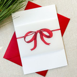 Tie It With A Bow Vellum Belly Bands | Set of 25 Belly Bands