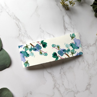 Sweet Pea Watercolor Belly Band | Set of 10 Belly Bands