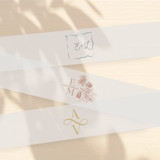 Custom Vellum Belly Bands for 5 x 7 Invitations (Set of 25) Belly Bands