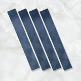 French Blue Velvet BellyBand for 5 x 7 Invitations (Set of 25) Belly Bands