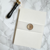 Vellum Belly Band Wrap for Wedding Invitations (25 pack) Belly Bands