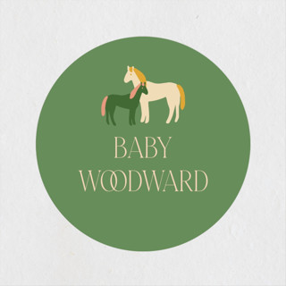 Equine Baby Shower Stickers