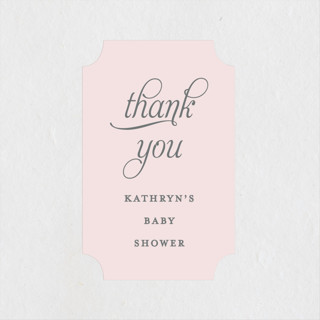 Border Ribbon Baby Shower Stickers