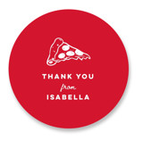 Special Delivery Pizza Baby Shower Stickers