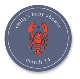 My Lobster Baby Shower Stickers