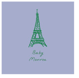 Parisian Cafe Baby Shower Stickers