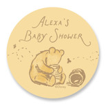 Disney's Winnie the Pooh Little Honey Baby Shower Stickers