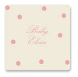 Holiday bow Baby Shower Stickers
