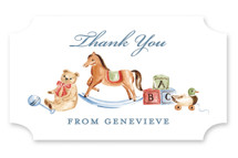 Classical Baby Shower Stickers