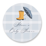 Baby Wellies Baby Shower Stickers