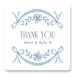 Handkerchief Baby Shower Stickers