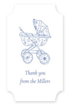 Baby pram Baby Shower Stickers