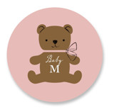 Beary Cute Baby Shower Stickers