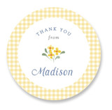 Baby Eyelet Baby Shower Stickers