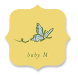Whisper Baby Shower Stickers