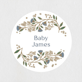 Baby Vines Baby Shower Stickers