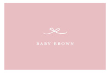 Tiny Bow Baby Shower Stickers