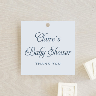 Modernne Baby Shower Favor Tags