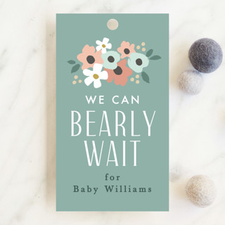 mama bear hug Baby Shower Favor Tags