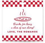 Special Delivery Pizza Baby Shower Favor Tags